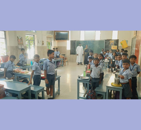 16.10.2025 - World Food Day Celebrated by students of STD III & IV