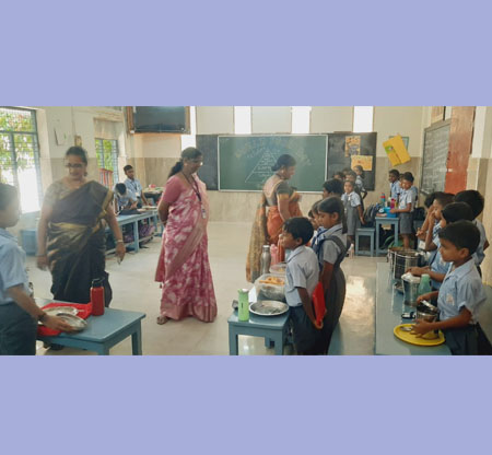 16.10.2025 - World Food Day Celebrated by students of STD III & IV