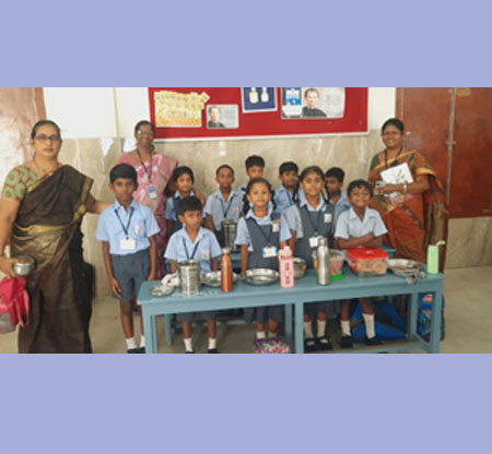 16.10.2025 - World Food Day Celebrated by students of STD III & IV