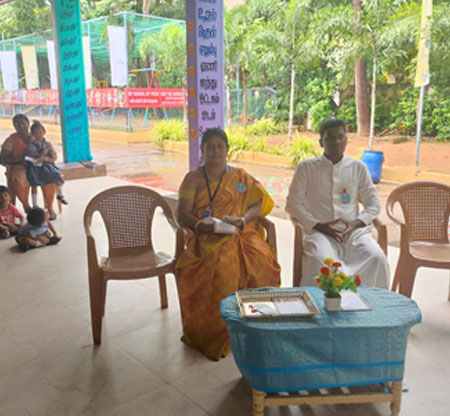 17.10.2025 - The Diwali Program was staged by the students of UKG A & B