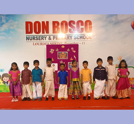 17.10.2025 - The Diwali Program was staged by the students of UKG A & B