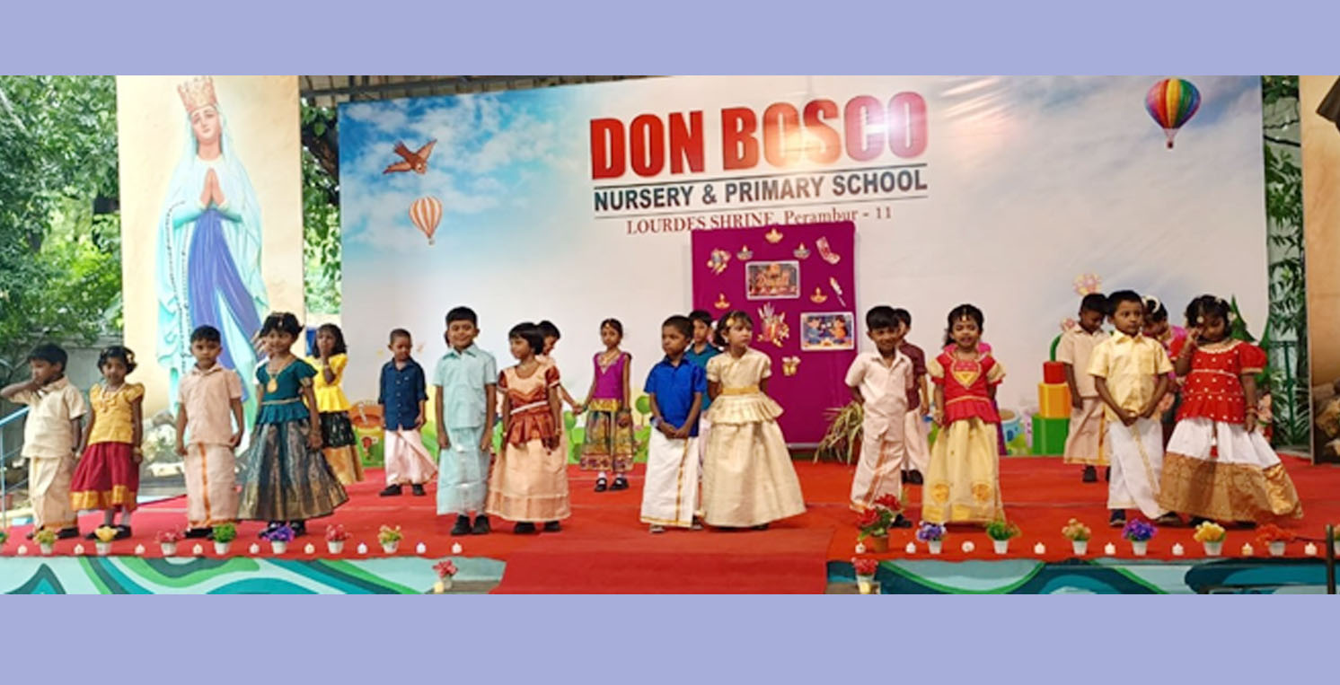 17.10.2025 - The Diwali Program was staged by the students of UKG A & B