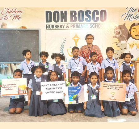 STD-I-A Class Assembly - Pollution (29.07.2025) Students spoke about the harmful effects of Pollution.