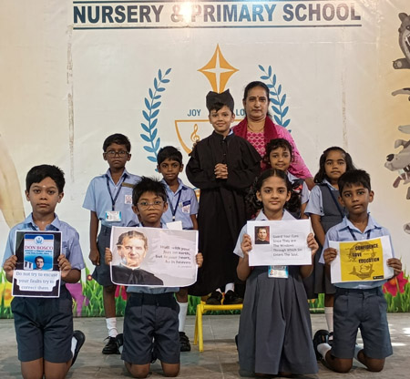 STD-III Class Assembly - Commemoration of Don Bosco (31.07.2025) The Students said the quotes of Don Bosco.