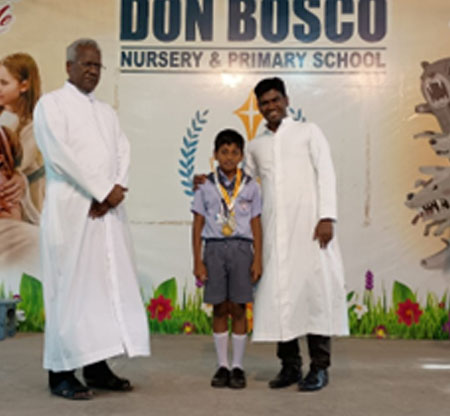 National Flag was hoisted by our Rector and Correspondent Rev. Fr. Stanislaus SDB - (07-07-2025).