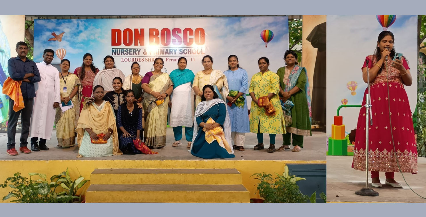 (04.08.2025) Our Principal Rev. Fr. Arokia Vincent felicitated the PTA members and Teachers Representative by donning a shawl for them. The President Mrs. Judith on behalf of the PTA thanked the management, Teachers and answered that they will do their best for the school.