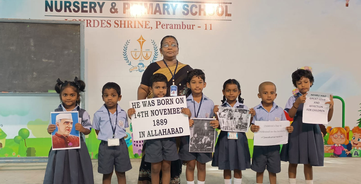 UKG-A Class Assembly - Topic: Jawaharlal Nehru (14.08.2025)
