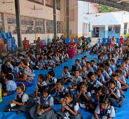 கல்வி வளர்ச்சி நாள் celebration 15.07.2025 @ Don Bosco Nursery and Primary School, Lourdes Shrine, Perambur
