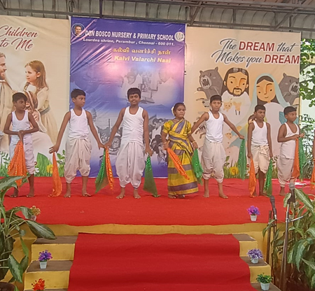 கல்வி வளர்ச்சி நாள் celebration 15.07.2025 @ Don Bosco Nursery and Primary School, Lourdes Shrine, Perambur