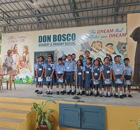 PTA ELECTION: 2025-2026 (24.07.2025) Our Rector & Correspondent Rev. Fr. Stanislaus, Our Principal Rev. Fr. Arokia Vincent, The Election officer Mrs. Jacintha, Our Headmistress Mrs. Ansilam Roslin and Parents were present for the Introduction of the Nominees of the PTA Election for the year 2025-2026 of our school. Postes for the Election were: (President, Vice President, Secretary,Treasurer & Class Representative) Our Principal Rev. Fr. Arokia Vincent welcomed the parents and spoke to the parents the importance of the role of PTA. Our rector and correspondent Rev. Stanislaus told the parents in his message that the PTA should work together with the school management for the betterment of the children. The Election began at 2:45. The parents had to cast their vote and drop it in the ballot box..