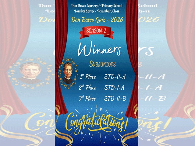 Don Bosco Quiz Competition - Finals (04.02.2026)
