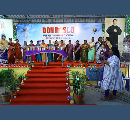 Teacher's Day Celebration (04-09-2025) The PTA & the students hosted the Teacher's day Programme. Our Correspondent Rev. Fr. Stanislaus, Our Principal Rev. Fr. Arockia Vincent were present. All the teachers were welcomed by the students of STD-V.