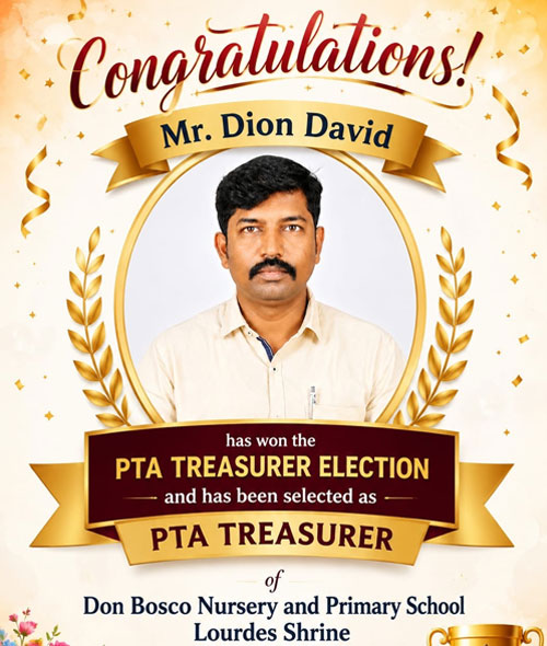 Teacher's Representative - Mrs. Juliet Udhaya Kumar